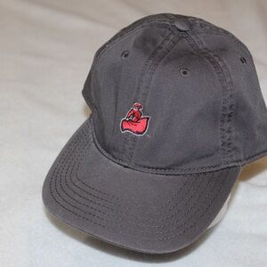 Legacy Charcoal Unisex Cap with Red Logo